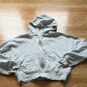 Old Navy Light Gray Zip-Up Jacket